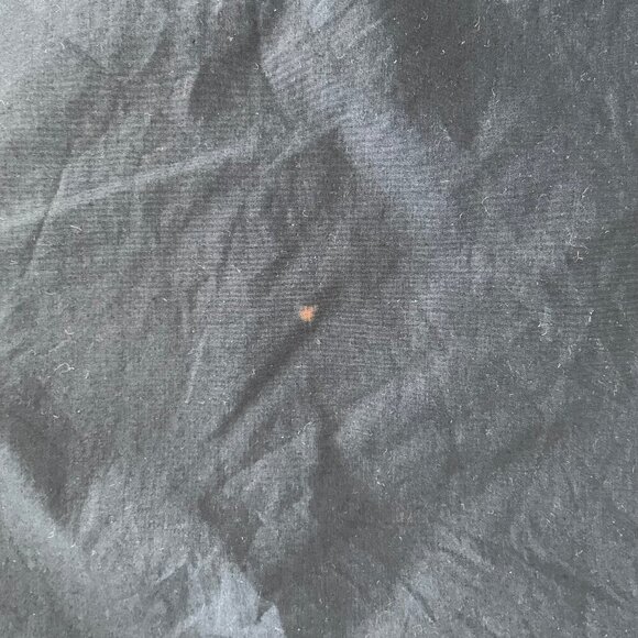 Shanghai Tang Designer SS Button Down Mandarin Collar Cotton Shirt Navy Blue L - Picture 11 of 12